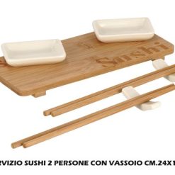 Servizio Sushi X 2 Persone Con Vassoio Cm.40X10-8021785750357