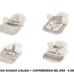 Borsa Acqua Calda+Copriborsa Ml.500 4 Decori-8021785751903