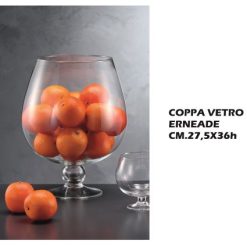 Coppa Vetro Erneade Diam. Cm.27