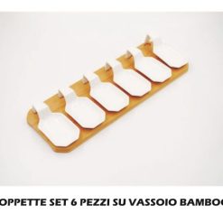 Ciotoline Set 6 Pz. + Vassoio Bamboo-8021538019144