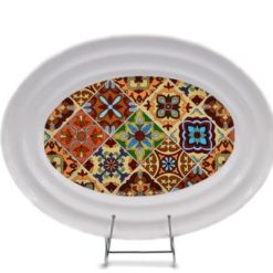 Vassoio Ovale Ceramica-8021538821983