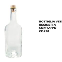Bottiglia Vetro Reginetta Cc.250 Con Tappo-8056446865835