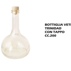 Bottiglia Vetro Trinidad Cc.200 Con Tappo-8056446867013