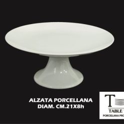 Alzata Con Base Porcellana Diam. Cm.21X8H-8033003309193