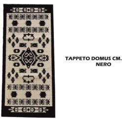 Tappeto Domus Cm.57X110 Nero-8059015108005