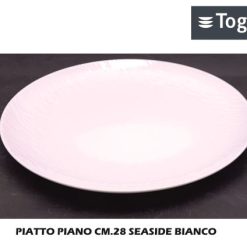 Piatto Piano Cm.28 Seaside Bianco-8056444129717