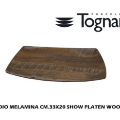 Vassoio Melamina Cm.33X20 Show Platen Wooden-8056444330076