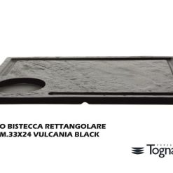 Piatto Bistecca Rettangolare Cm.33X24 Vulcania Bla-8000257807010