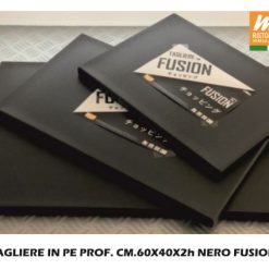 Tagliere In Pe Prof. Cm.60X40X2H Nero Fusion Haccp-8032568857880