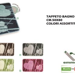 Tappeto Bagno Giglio Cm.50X80 Col. Ass.-8011865311103
