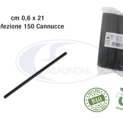 Cannucce Dritte Bio Nero 0