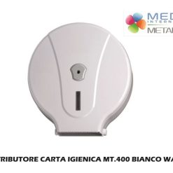 Distributore Carta Igienica Mt.400 Bianco Wave-8033433776558