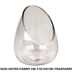 Vaso Vetro Fanny Cm.11X15X18H Trasparente-8031244214146