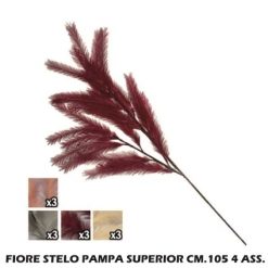 Fiore Stelo Pampa Superior Cm.105 4 Ass.-8031244336886