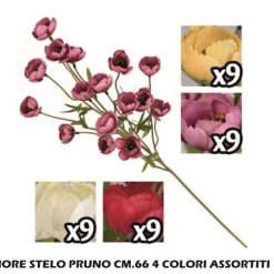 Fiore Stelo Pruno Cm.66 4 Ass.-8031244339160