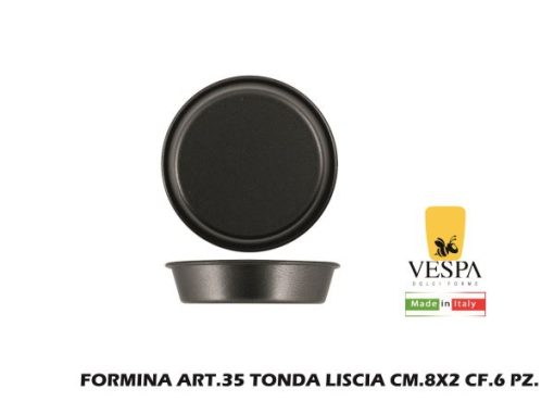 Formina Art.35 Tonda Liscia Cm.8X2 Cf.6 Pz.-8014932200638