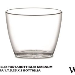 Secchiello Champagne Magnum X 2 Bottiglie Trasparente-8005778003217