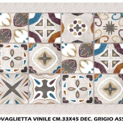 Tovaglietta Vinile Cm.33X45 Dec.Gri327-8059015104250