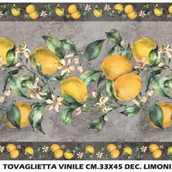 Tovaglietta Vinile Cm.33X45 Dec.Limoni-1212173407220