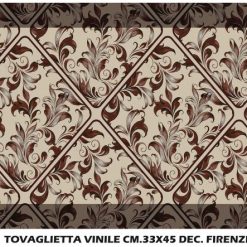 Tovaglietta Vinile Cm.33X45 Dec.Firenze-8056157922254