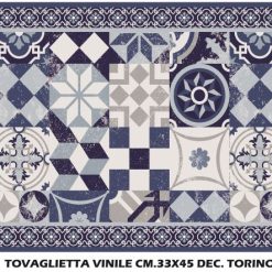 Tovaglietta Vinile Cm.33X45 Dec.Torino-8056157923749