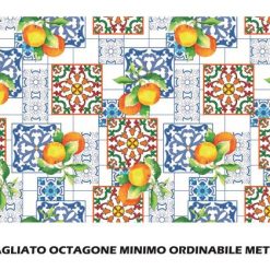 Tovagliato Octagone Stampato H.140 Dis.1166-1-