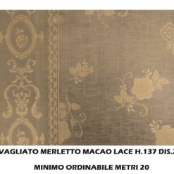 Tovagliato Merletto Macao Lace H.137 Dis.206D-