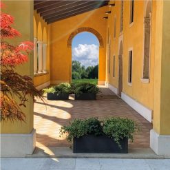 Fioriera Natural Deluxe Antracite CM.100X43X33H Stefanplast - immagine 3
