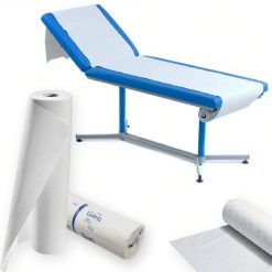 Sicignano | Lenzuolo Medico Bianco per Lettino Sanitario, Rotolo Carta per Studi Medici, Micro Groffatura, 2 Veli, Cellulosa, Lunghezza Fino a 70 metri, 172 Strappi - Massaggi Visite Mediche