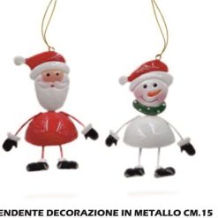 Pendente Metallo Natalizio Cm.15-8021538007318