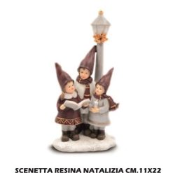 Scenetta Natalizia Resina Cm.11X22H-8021538008148