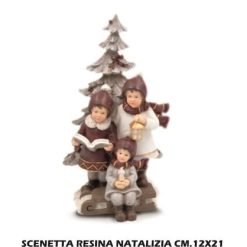 Scenetta Natalizia Resina Cm.12X21H-8021538008155