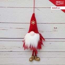 Appendino Soggetto Natalizio Rosso Cm.9X4X20 Poliestere-8055710078889
