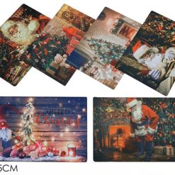 Tappeto Natalizio Cm.45X65 6 Ass.-8015361184179