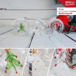 Sfera Ampolla Vetro Diam. Cm.12 3 Ass.-8050767235759