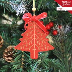 Decorazione Natalizia Cm.10 Rossa-8052575245043