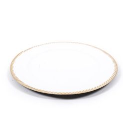 Sottopiatto Natalizio Bianco/Oro Cm.33-8034052606097