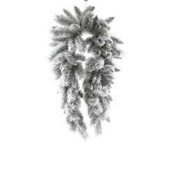 Corona Natalizia Davos Cm.120 Innevata-8034052616898