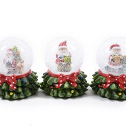 Palla Di Neve Resina Cm.13X13X14H Ass.-8034052625340