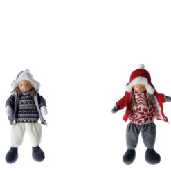 Bimbo Natalizio Decorativo Cm.20X11X38H-8021785695979