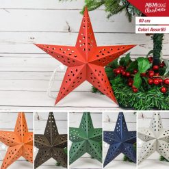 Stella Di Carta 5 Punte Cm.60 Col. Ass.-8050767775538