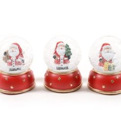 Palla Di Neve In Resina Cm.10X13H Ass. Scat.-8034052776967