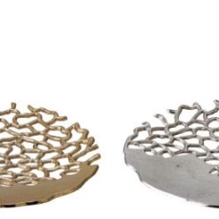 Centrotavola Metallo Natalizio Cm.40X14