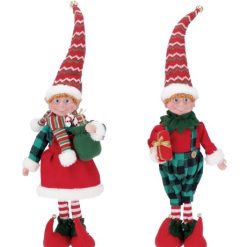 Folletto Natalizio Cm.13X10X60H 2 Mod.-8021785778689