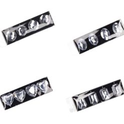 Portatovaglioli Metallo+Acrilico Set 4 Pz. Natalizio-8021785783362