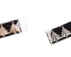 Portatovaglioli Metallo Set 4 Pz. Natalizio-8021785783393