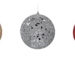 Sfere Natalizie Cm.15 3 Colori-8021785784550