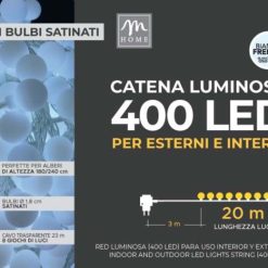 Catena Luminosa 400 Led Bianco X Esterno 8 Giochi E Memoria-8034052788687