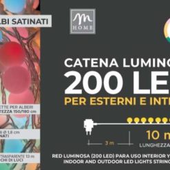 Catena Luminosa 200 Led Multic. X Esterno 8 Giochi E Memoria-8034052788762