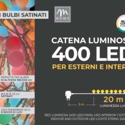 Catena Luminosa 400 Led Multic. X Esterno 8 Giochi E Memoria-8034052788779